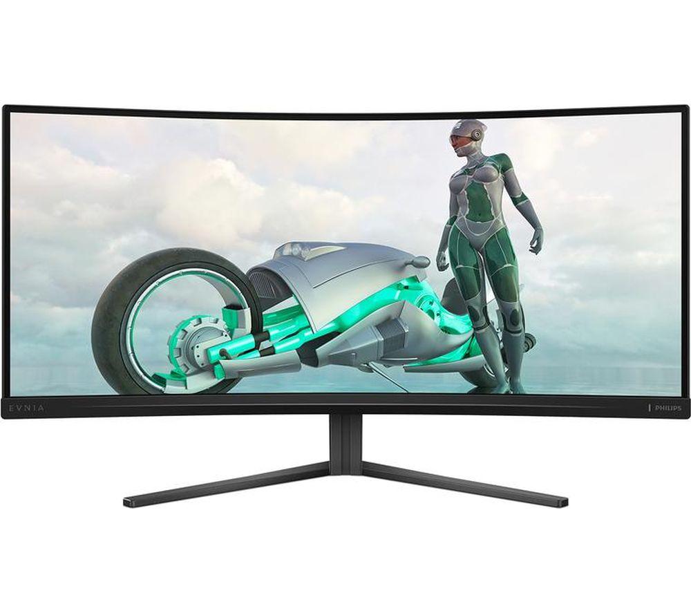 PHILIPS Evnia 34M2C3500L/00 Wide Quad HD 34" Curved VA LCD Gaming Monitor - Charcoal image number 6 of 9