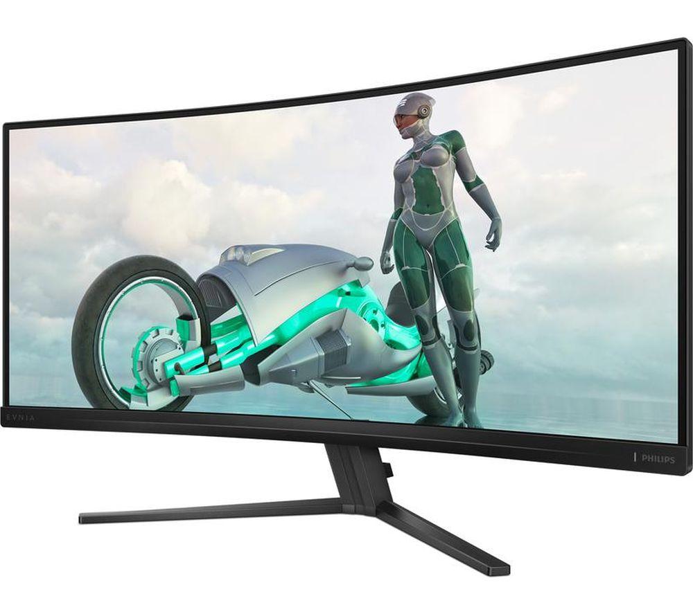 PHILIPS Evnia 34M2C3500L/00 Wide Quad HD 34" Curved VA LCD Gaming Monitor - Charcoal image number 8 of 9