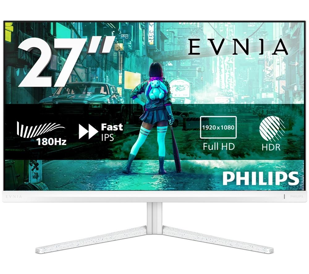 Philips Evnia 27M2n3201a/00 Full Hd 27" Rapid Ips Gaming Monitor - White, White