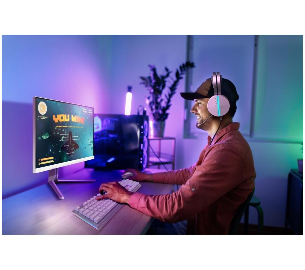 PHILIPS Evnia 27M2N3201A/00 Full HD 27" Rapid IPS Gaming Monitor - White image number 6 of 10