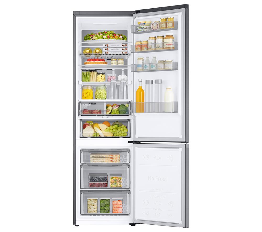 SAMSUNG Bespoke SpaceMax RB38C7AGWS9/EU Smart 70/30 Fridge Freezer - Refined Inox image number 2 of 10