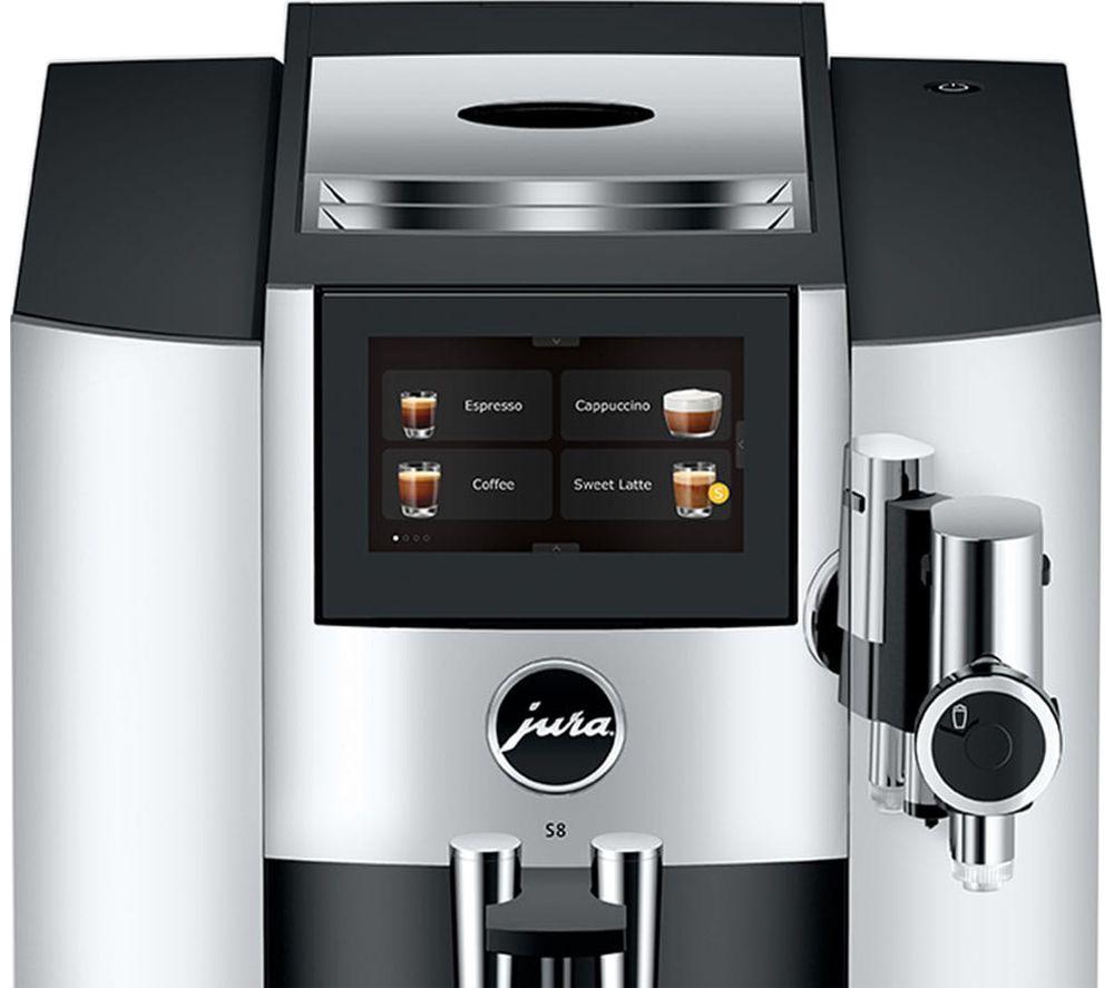 JURA S8 Smart Bean to Cup Coffee Machine - Chrome image number 6 of 9