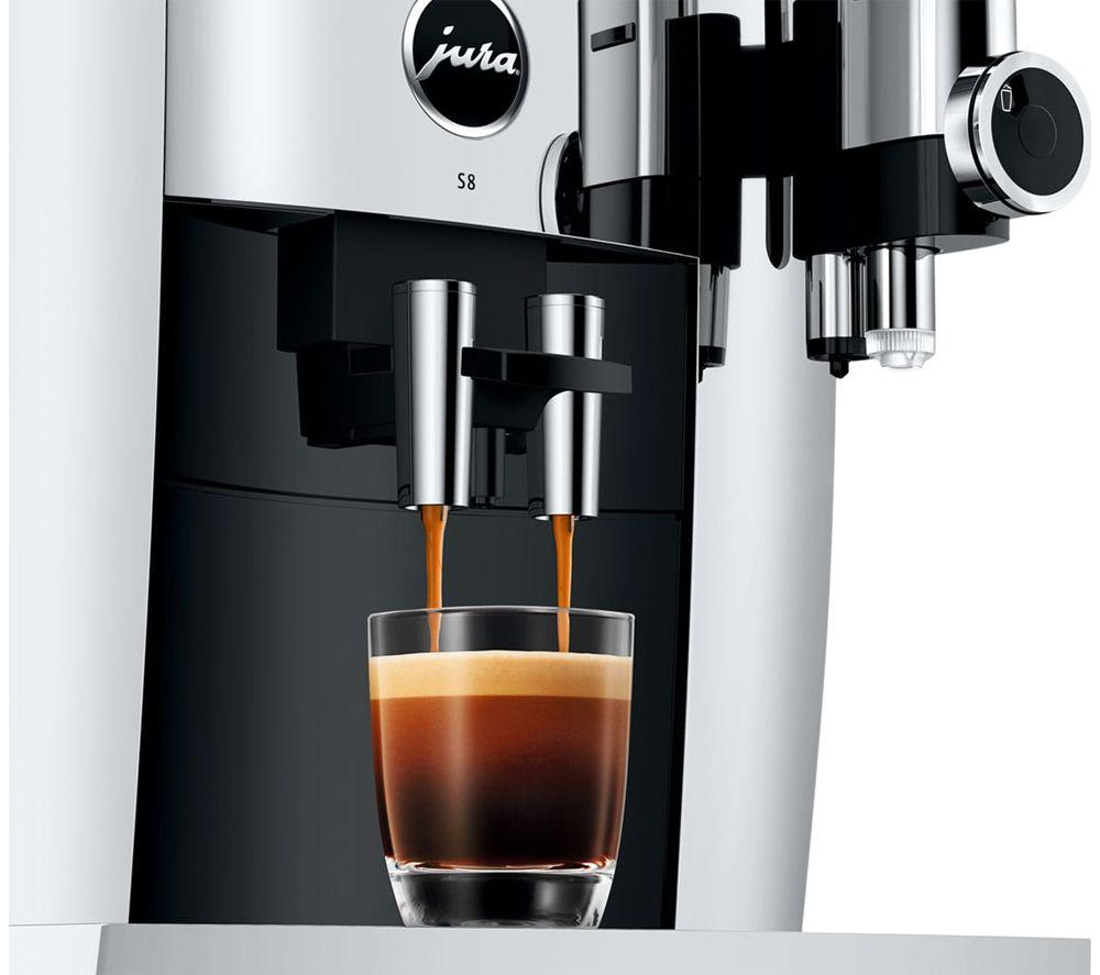 JURA S8 Smart Bean to Cup Coffee Machine - Chrome image number 7 of 9