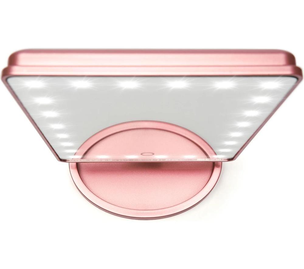 RIO 24 LED Make-up Mirror with 10x Magnifying Spot Mirror - Rose Gold image number 6 of 8