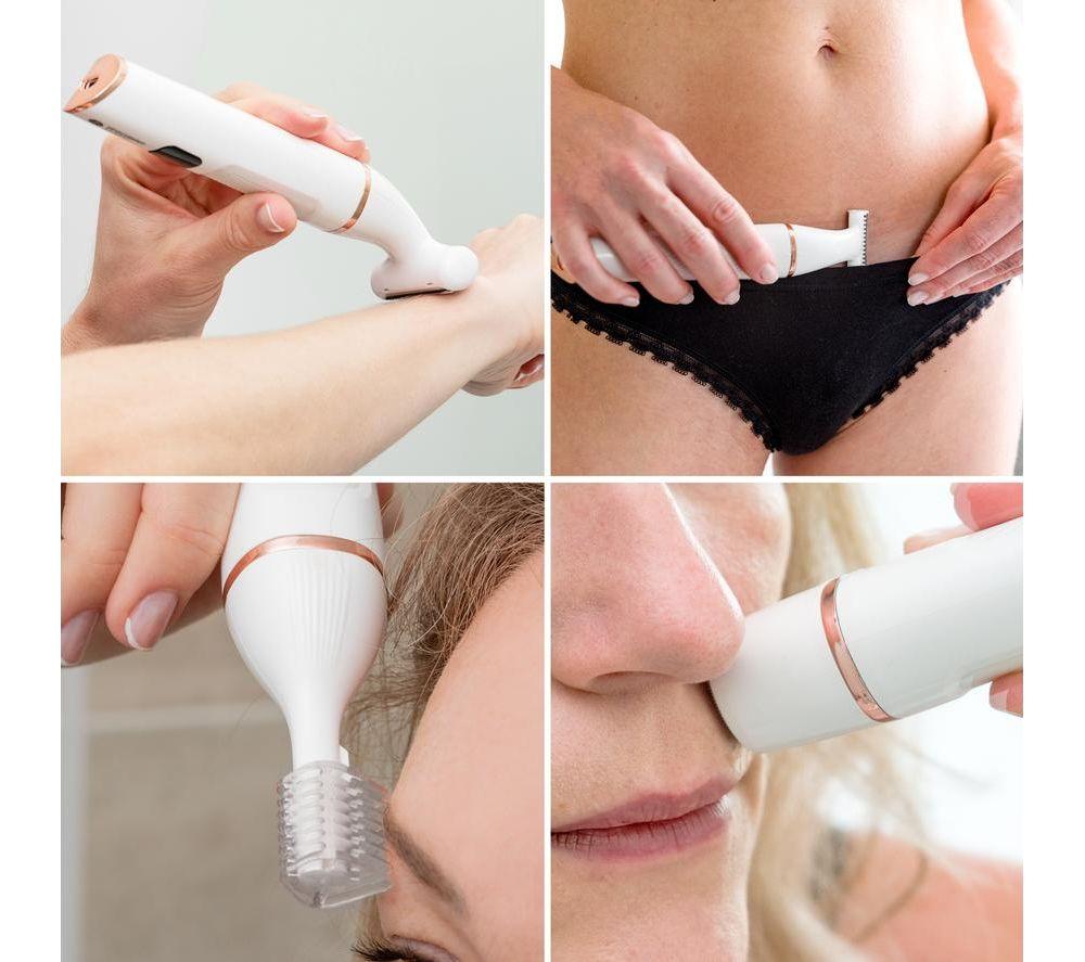 RIO Go Smooth 4-in-1 Wet & Dry Foil Lady Shaver - White image number 3 of 4