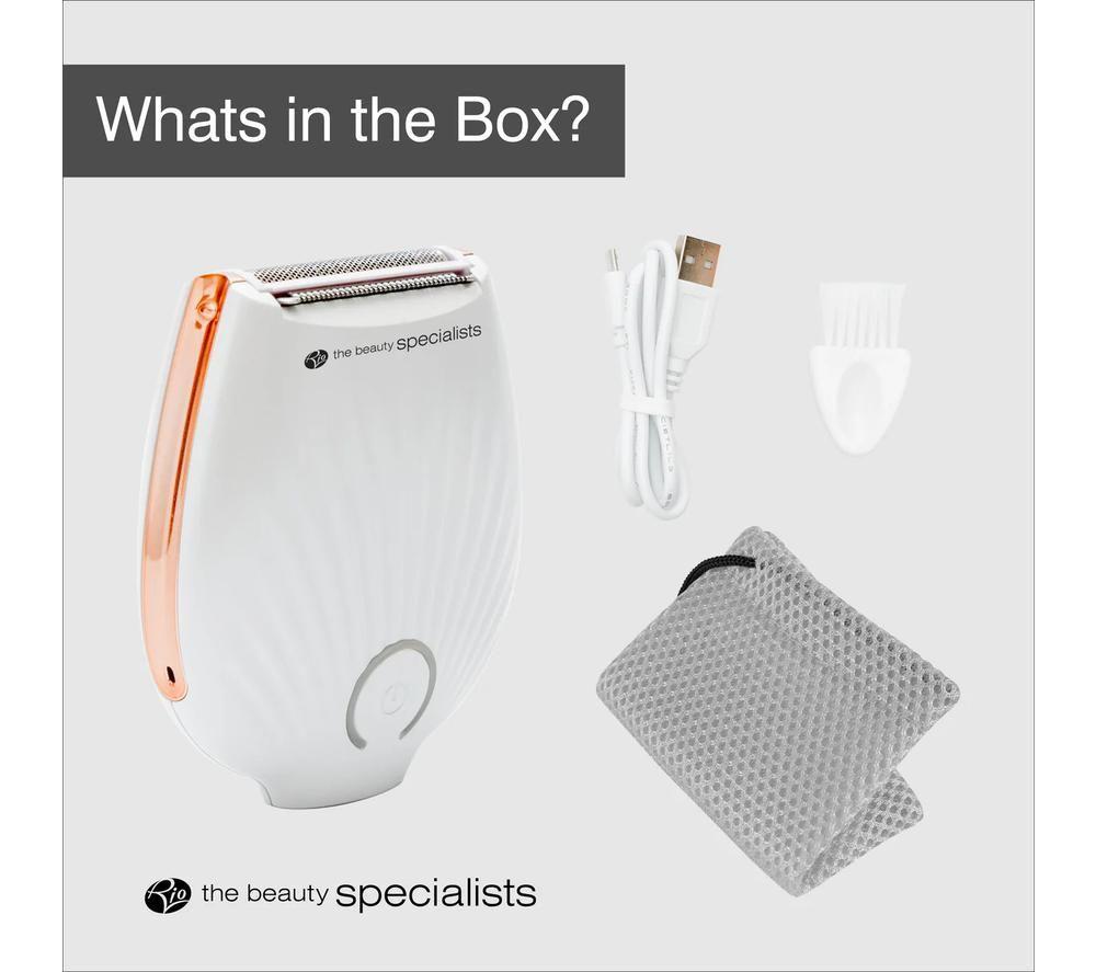 RIO Go Smooth Wet & Dry Foil Lady Shaver - White image number 6 of 6