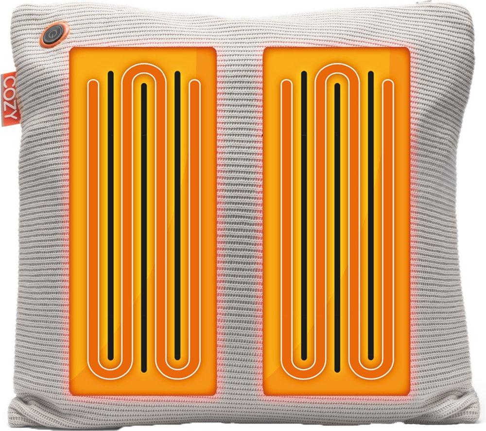 BODI-TEK Cozy Una Heated Cushion - Grey, 45 x 45cm image number 3 of 7