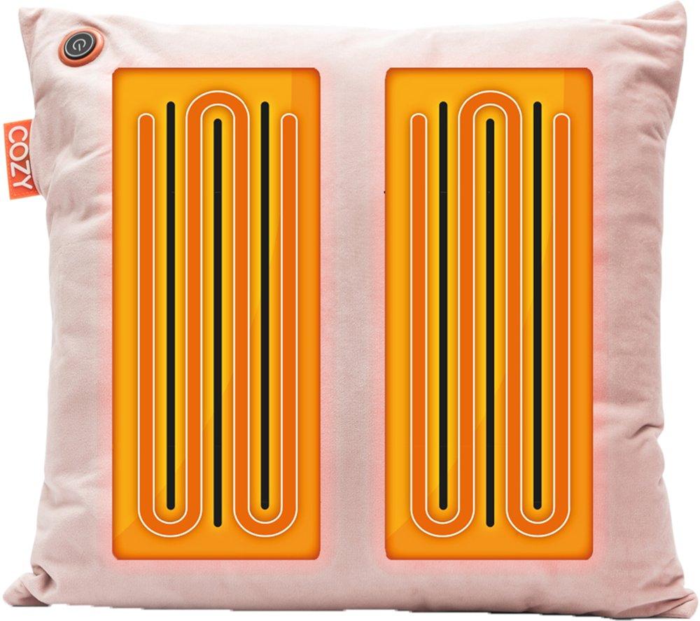 BODI-TEK Cozy Una Heated Cushion - Light Pink, 45 x 45cm image number 2 of 7
