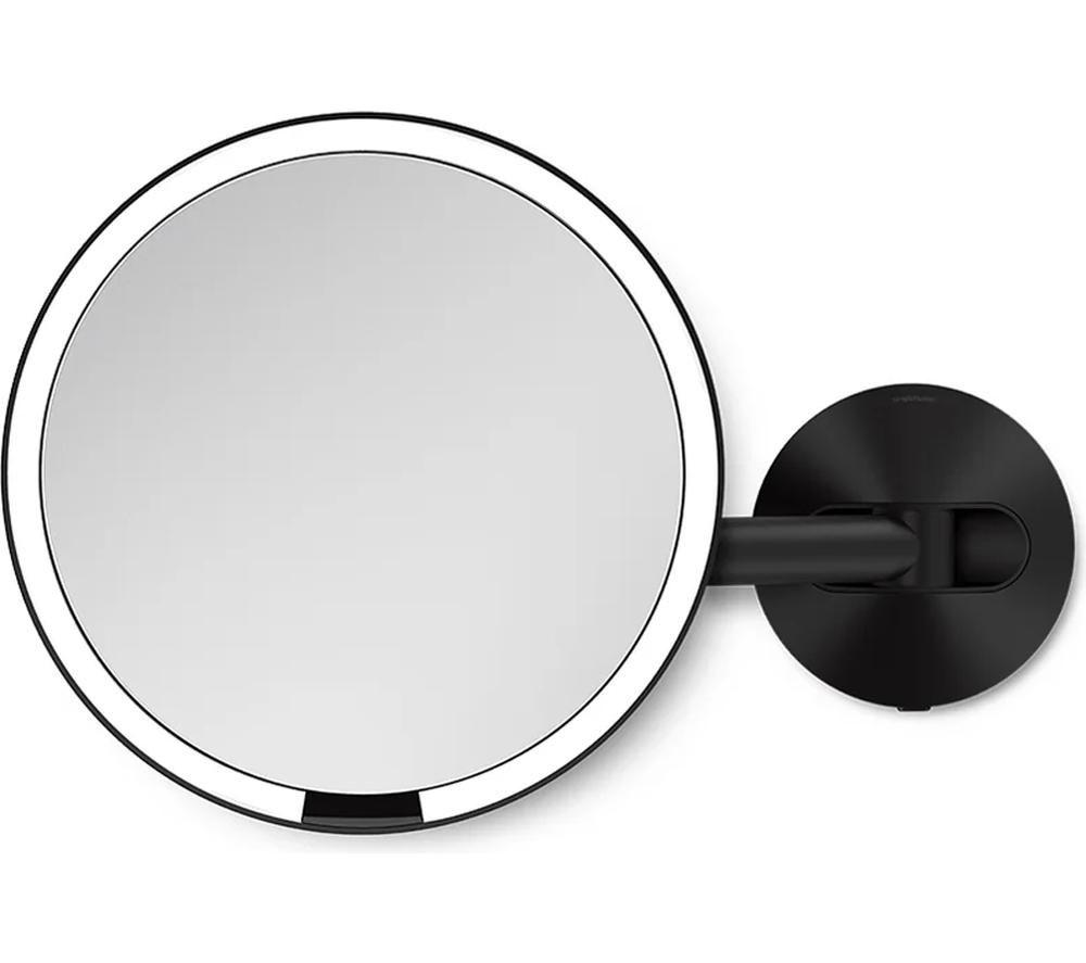 Simplehuman St3065 Led Sensor Mirror - Matte Black, Black