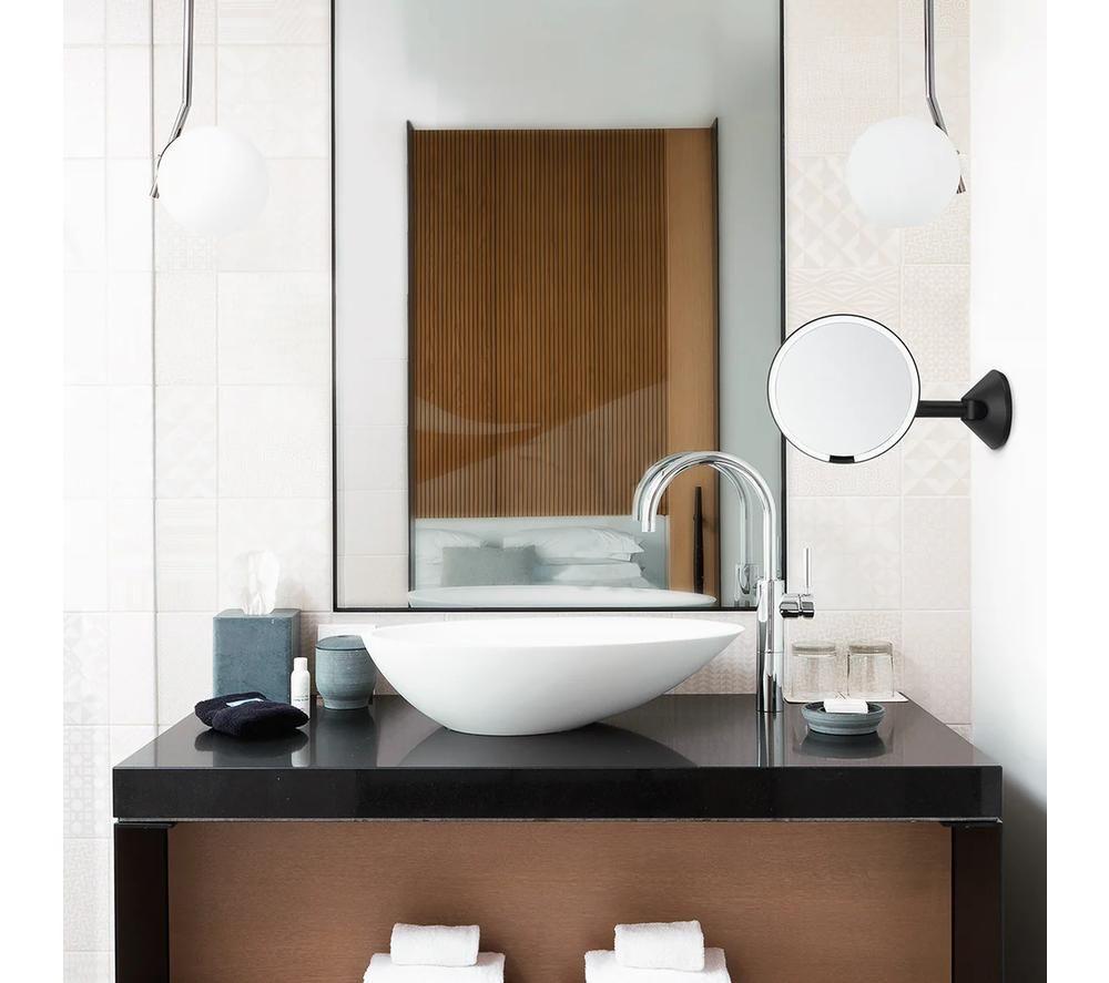 SIMPLEHUMAN ST3065 LED Sensor Mirror - Matte Black image number 2 of 4