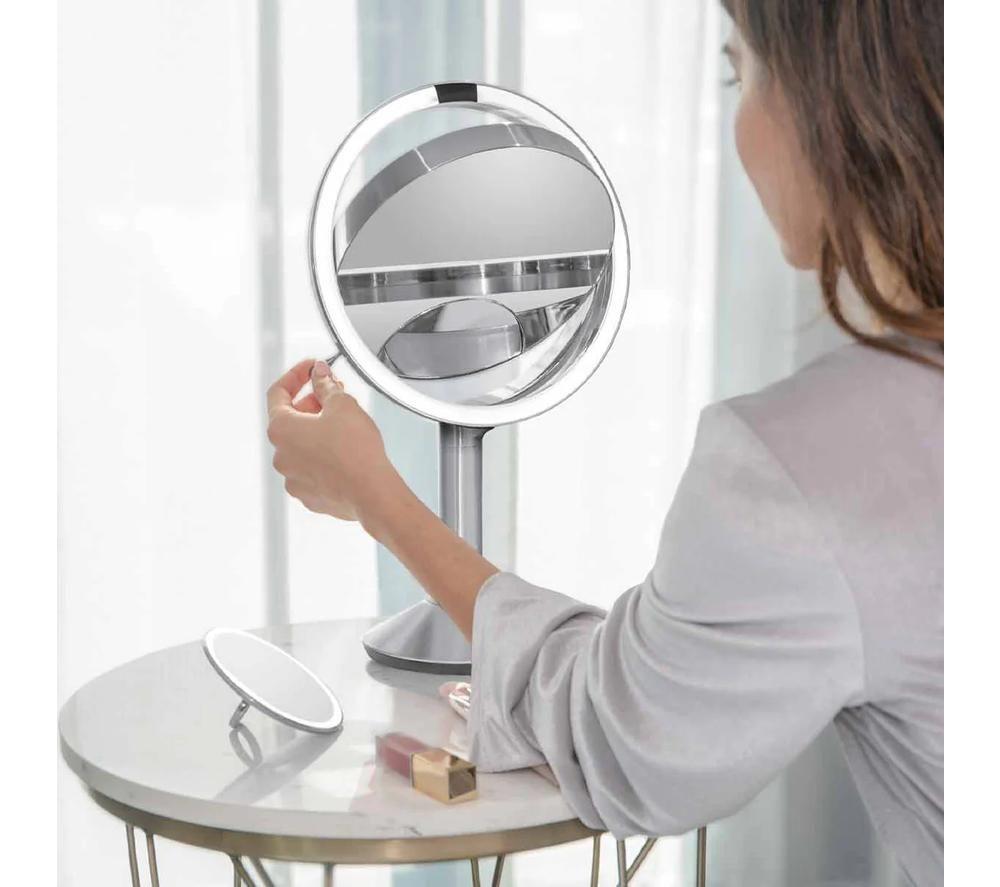 SIMPLEHUMAN ST3024 LED Make-Up Mirror - Brushed Steel image number 7 of 8