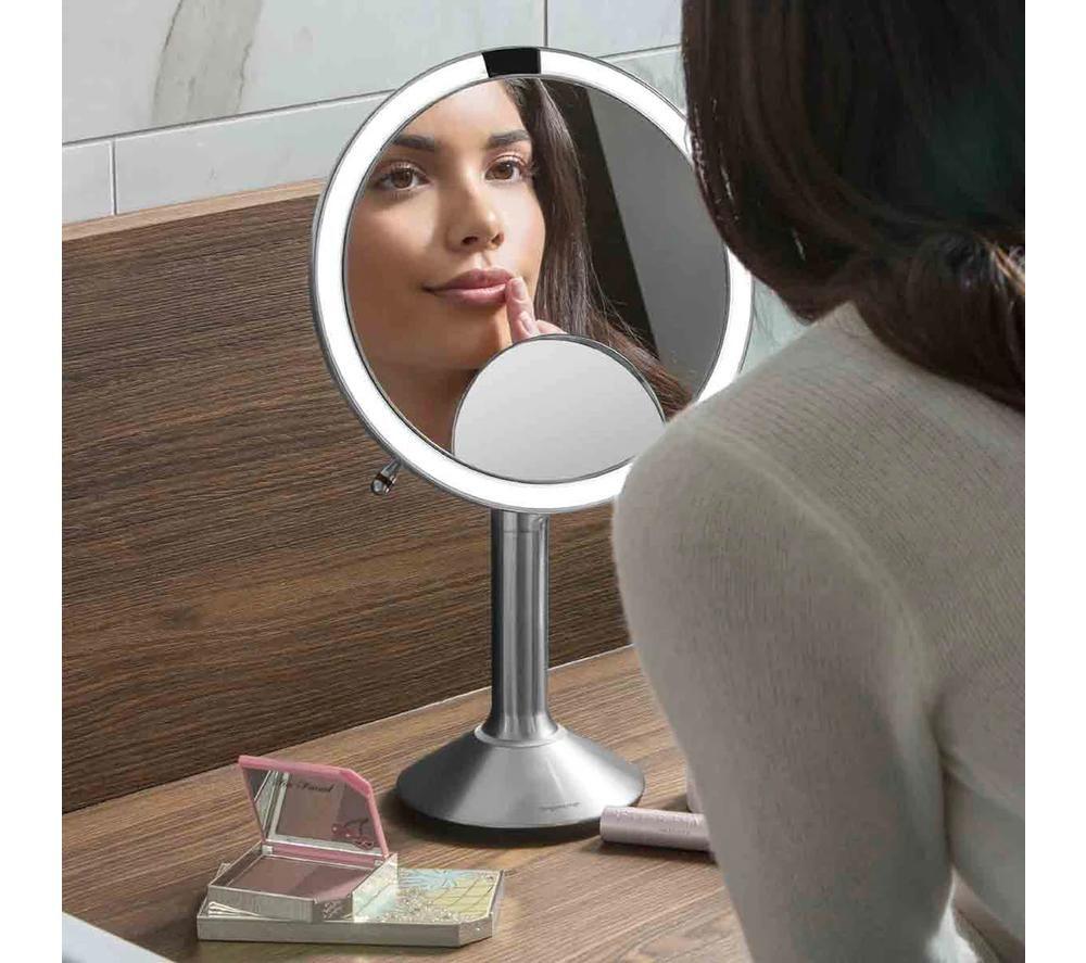 SIMPLEHUMAN ST3024 LED Make-Up Mirror - Brushed Steel image number 8 of 8