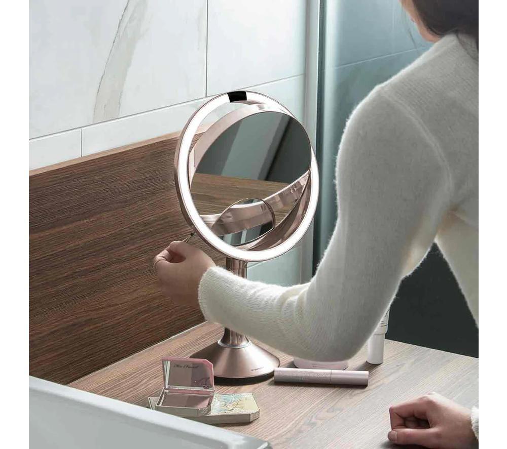 SIMPLEHUMAN ST3034 LED Make-Up Mirror - Rose Gold image number 6 of 6