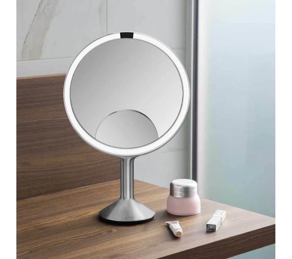 SIMPLEHUMAN ST3050 LED Make-Up Mirror - Brushed Steel image number 6 of 6