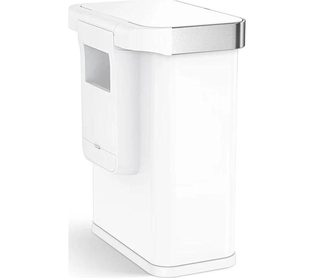SIMPLEHUMAN ST2033 58-litre Rectangular Bin - White image number 3 of 6