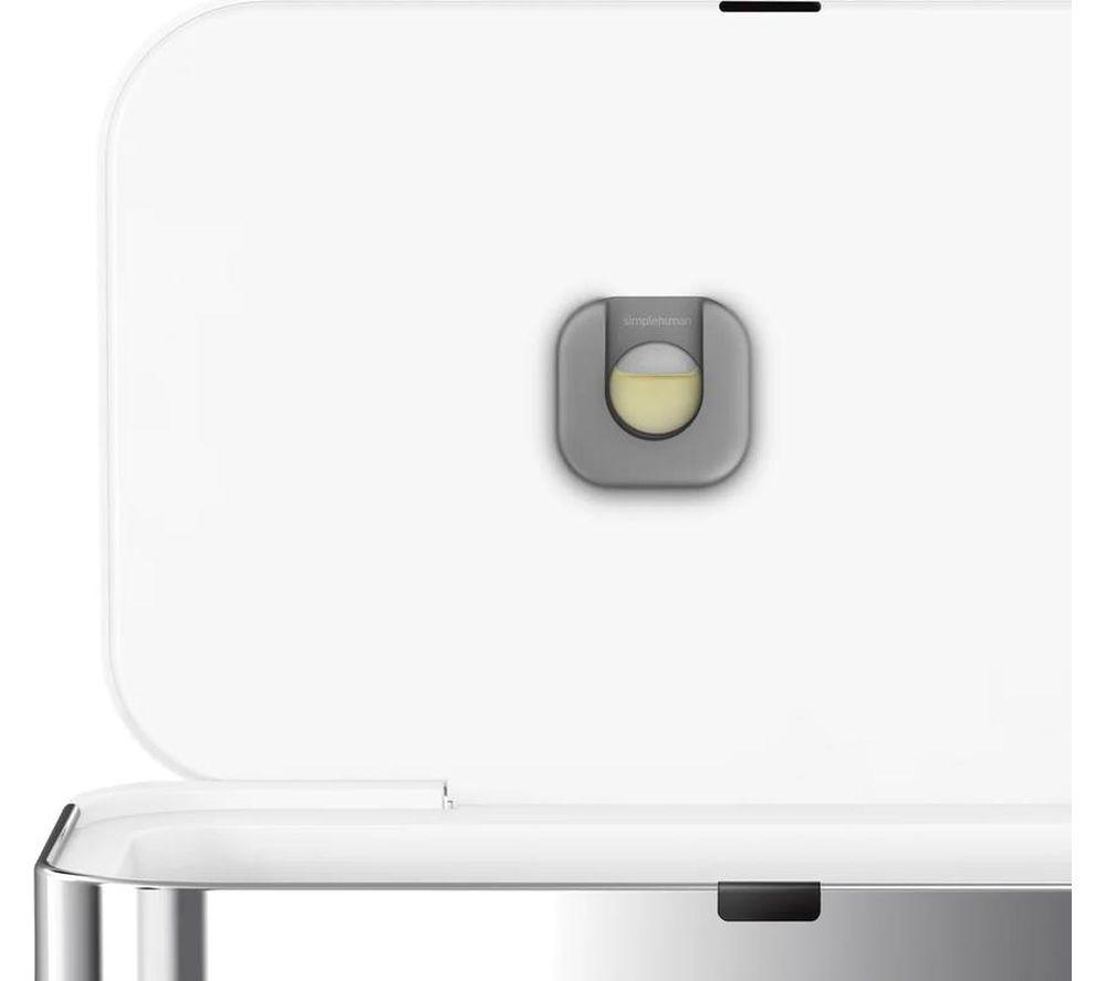 SIMPLEHUMAN ST2033 58-litre Rectangular Bin - White image number 4 of 6