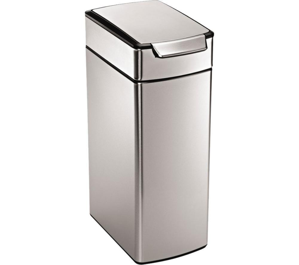 SIMPLEHUMAN CW2016 40-litre Slim Bin - Stainless Steel image number 4 of 5
