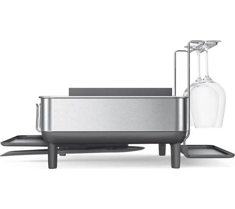 SIMPLEHUMAN KT1181 Steel Frame Dish Rack - Grey image number 2 of 6