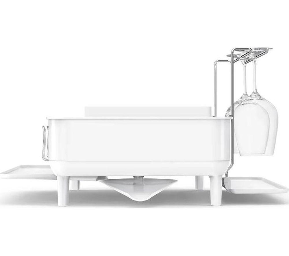 SIMPLEHUMAN KT1198 Steel Frame Dish Rack - White image number 3 of 6