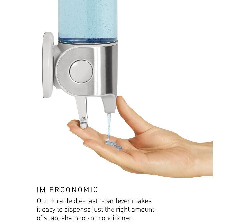 SIMPLEHUMAN Twin Wall Mount Soap Dispensing Pumps image number 5 of 8