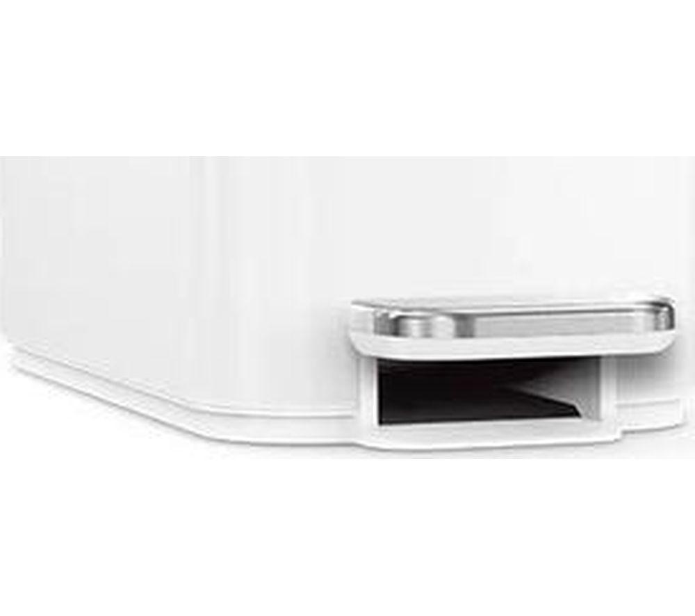 SIMPLEHUMAN CW2102 5-litre Slim Rectangular Pedal Bin - White image number 6 of 7