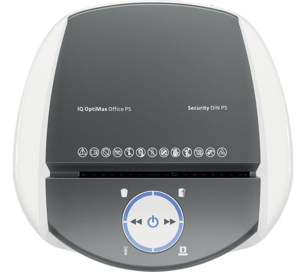LEITZ IQ OptiMax Office P5 Micro Cut Paper Shredder image number 8 of 17
