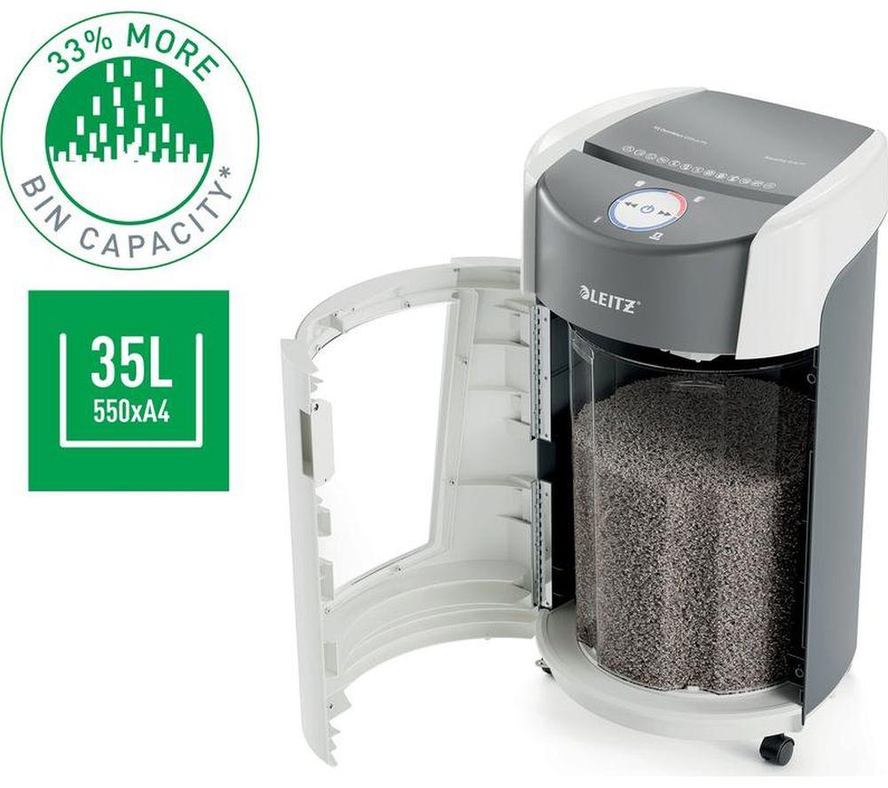 LEITZ IQ OptiMax Office P5 Micro Cut Paper Shredder image number 12 of 17