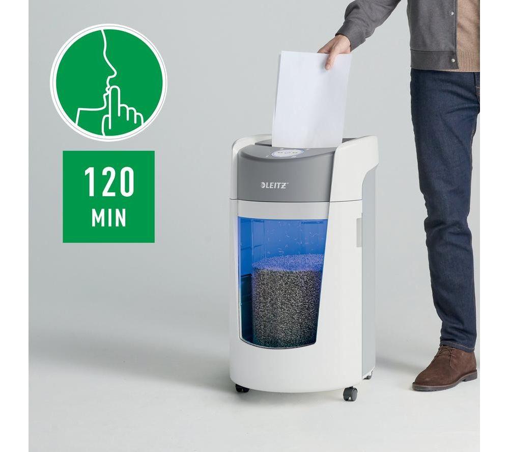 LEITZ IQ OptiMax Office P5 Micro Cut Paper Shredder image number 14 of 17