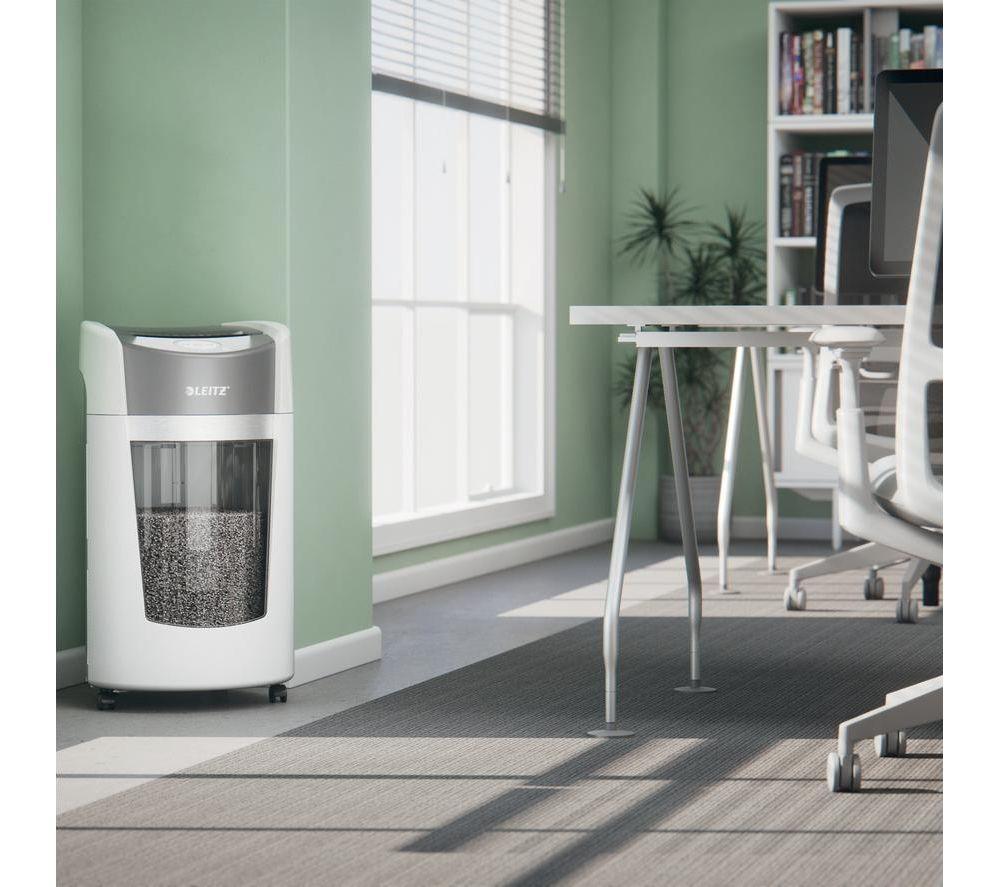 LEITZ IQ OptiMax Office P5 Micro Cut Paper Shredder image number 16 of 17