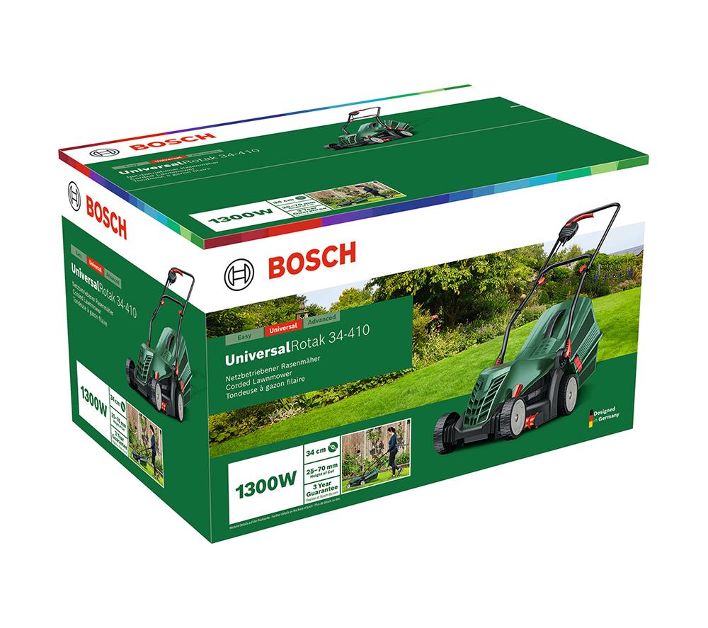 BOSCH UniversalRotak 34-410 Lawn Mower - Green image number 5 of 5