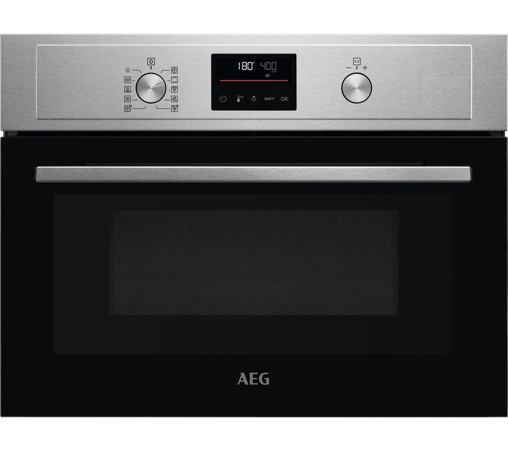 AEG KMX365060M Built-in Combination Microwave – Stainless Steel, Stainless Steel