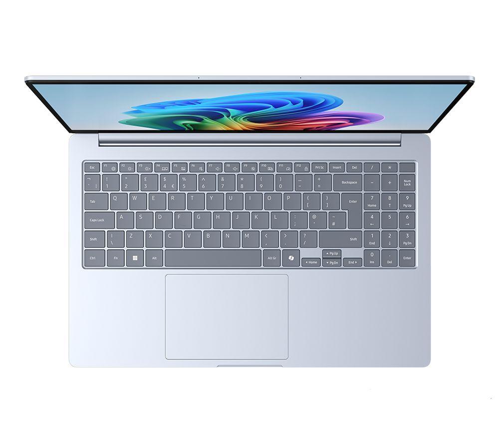 SAMSUNG Galaxy Book4 Edge 15.6" Laptop, Copilot+ PC - Snapdragon X Plus, 256 GB SSD, Sapphire Blue image number 13 of 22