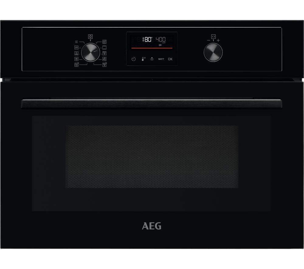 AEG 3000 CombiQuick KMX365060B Built-in Combination Microwave – Black, Black