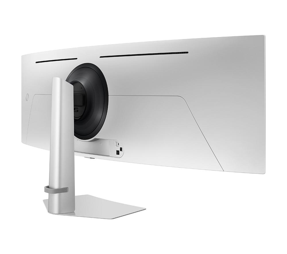 SAMSUNG Odyssey G9 LS49DG912SUXXU Dual Quad HD 49" Curved OLED Gaming Monitor - Silver image number 5 of 14