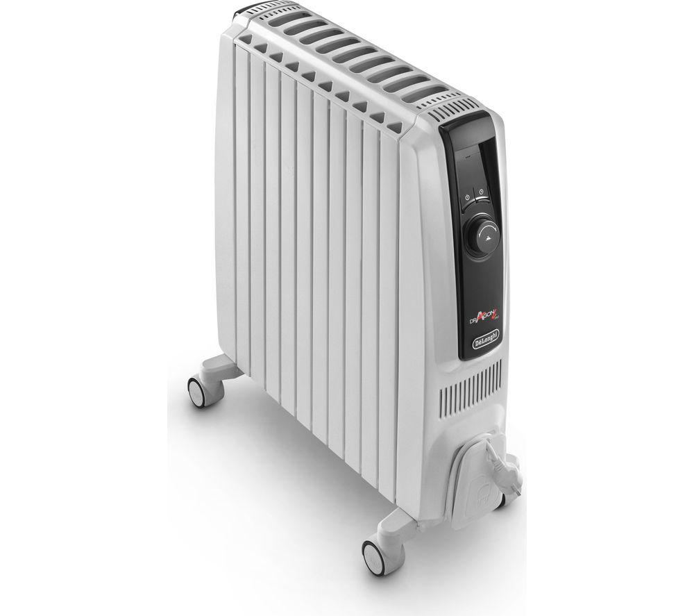 DELONGHI Dragon 4 TRDX41025E Portable Oil-Filled Radiator - White image number 2 of 5