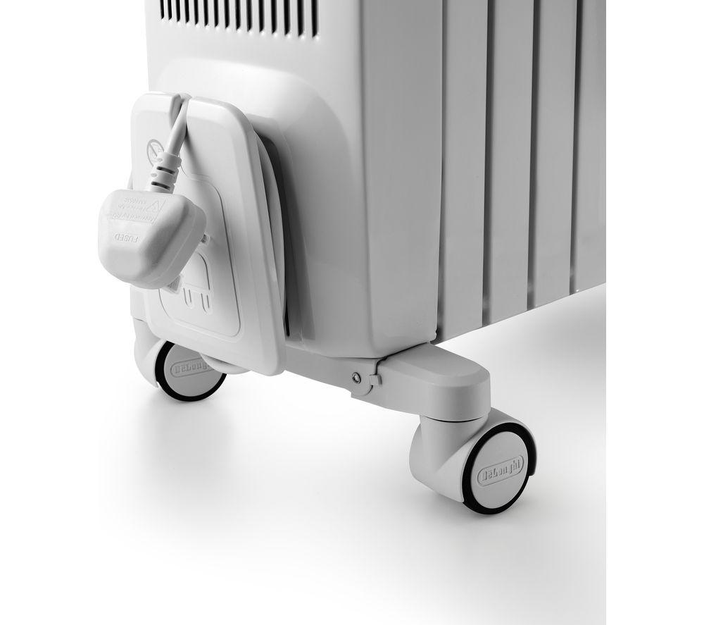 DELONGHI Dragon 4 TRDX41025E Portable Oil-Filled Radiator - White image number 4 of 5