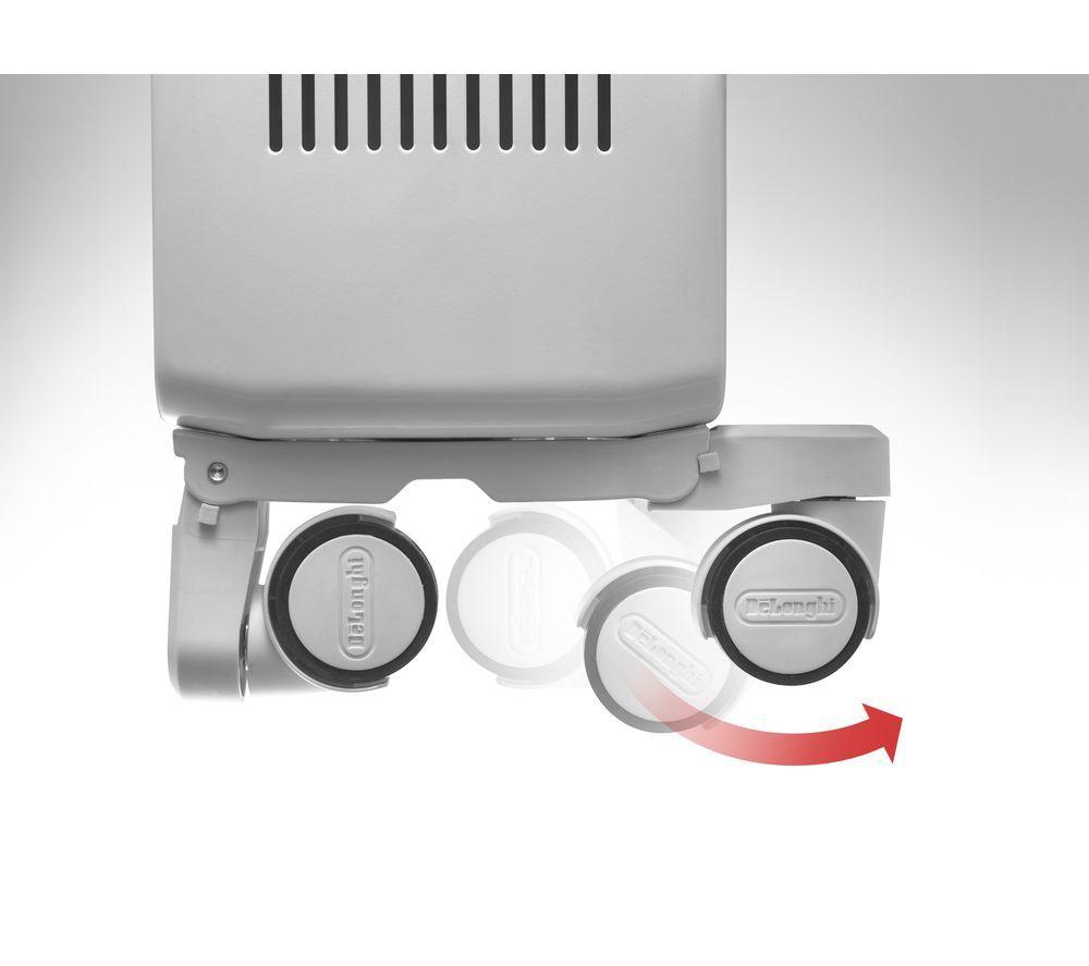 DELONGHI Dragon 4 TRDX41025E Portable Oil-Filled Radiator - White image number 5 of 5