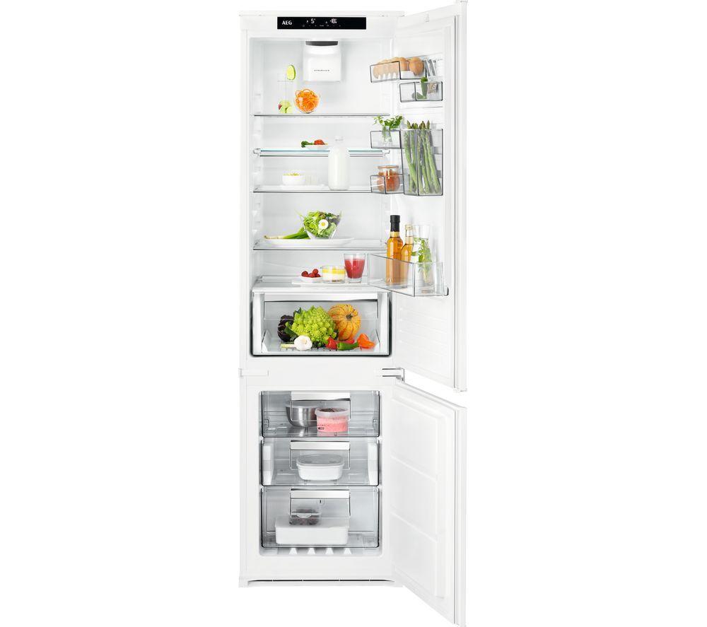 AEG SCE819E5TS Integrated 70/30 Fridge Freezer – Sliding Hinge, White