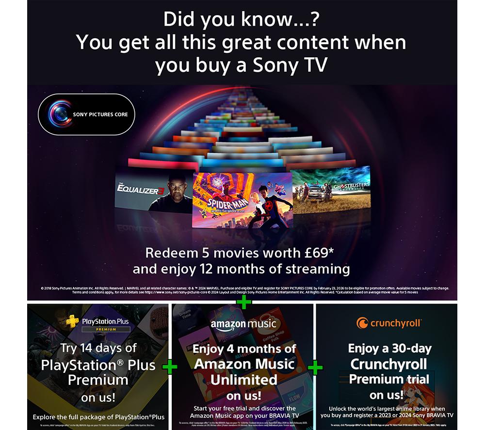 SONY BRAVIA 9 65" QLED XR Mini LED 4K HDR Smart TV - K65XR90PU image number 4 of 26