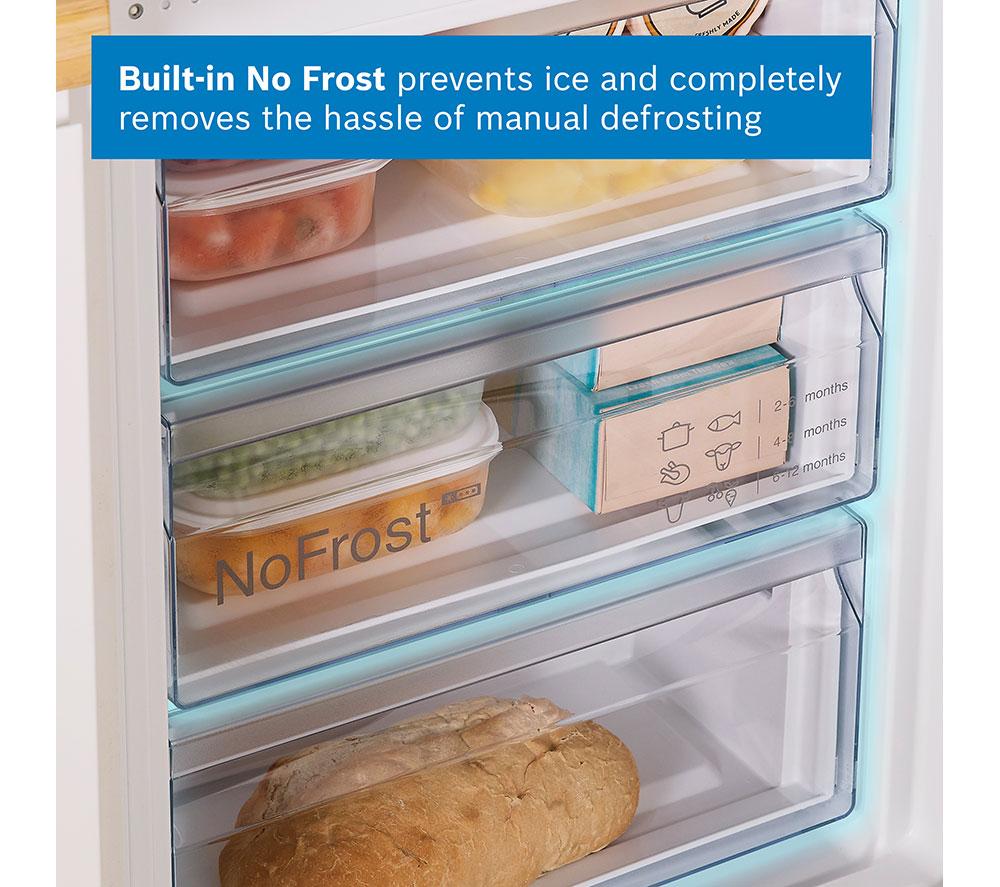 BOSCH Series 2 KIN96NSE0G Integrated 60/40 Fridge Freezer - Sliding Hinge image number 9 of 18