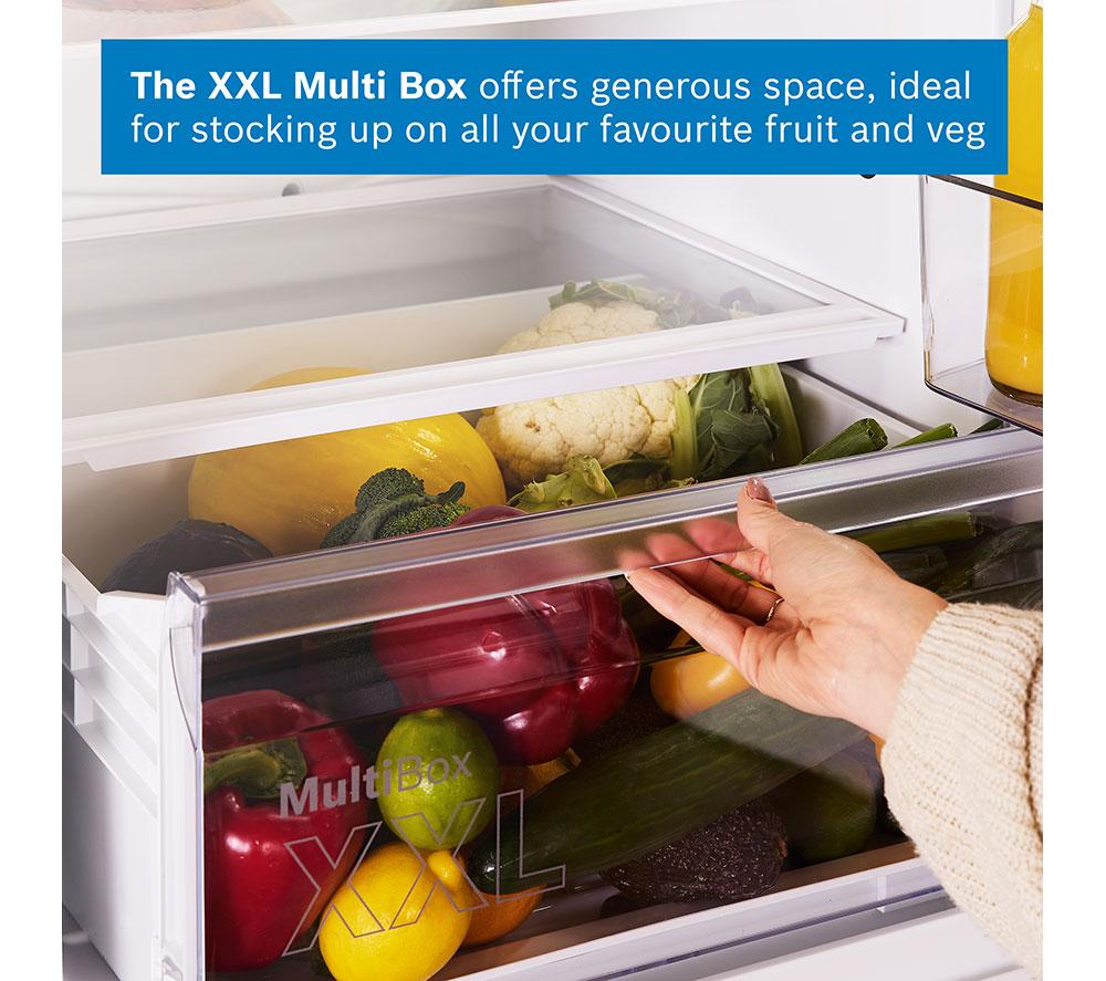 BOSCH Series 2 KIN96NSE0G Integrated 60/40 Fridge Freezer - Sliding Hinge image number 14 of 18