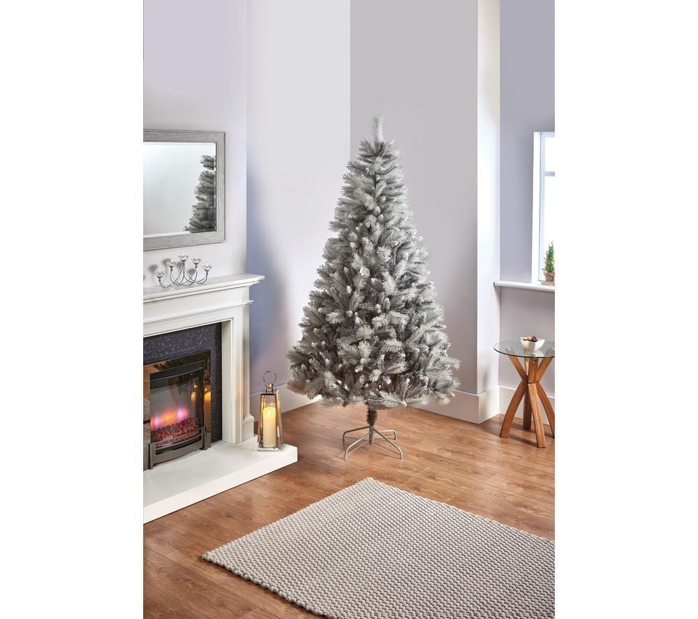 PREMIER Silver-Tipped Fir Artificial Christmas Tree - 2.1m / 6.9 ft image number 2 of 5