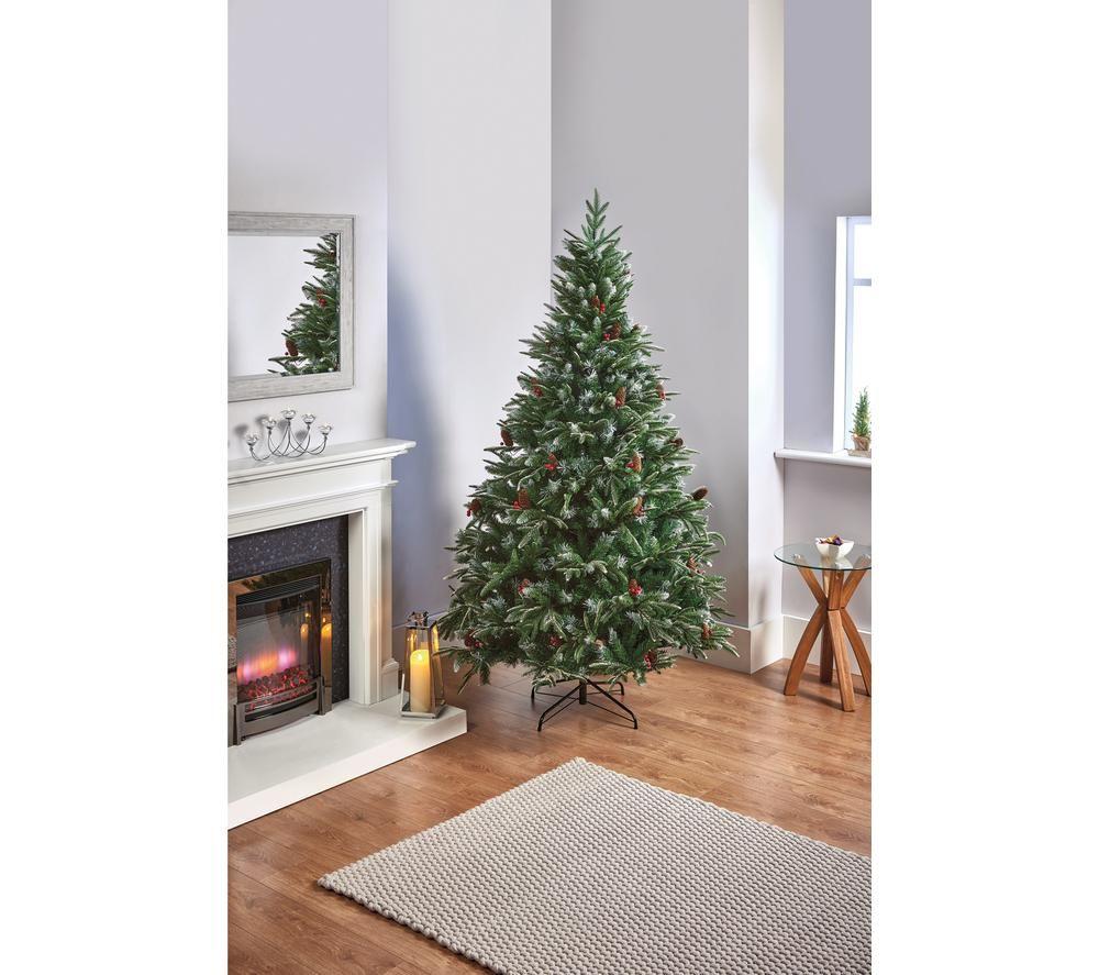 PREMIER Frosted Spruce Artificial Christmas Tree - 6 ft / 1.8 m image number 2 of 5