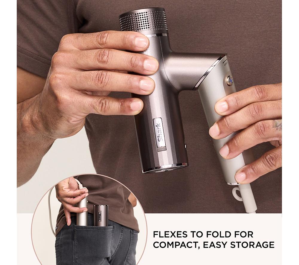 SHARK SpeedStyle Pro Flex HD542UK 4-in-1 Hair Dryer - Mocha Silver image number 8 of 13