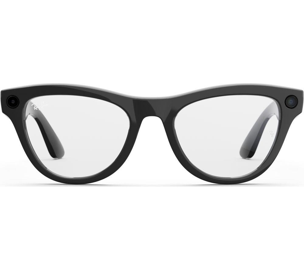 RAY-BAN Meta Skyler (Standard) Smart Glasses - Shiny Black, Gen S Transitions