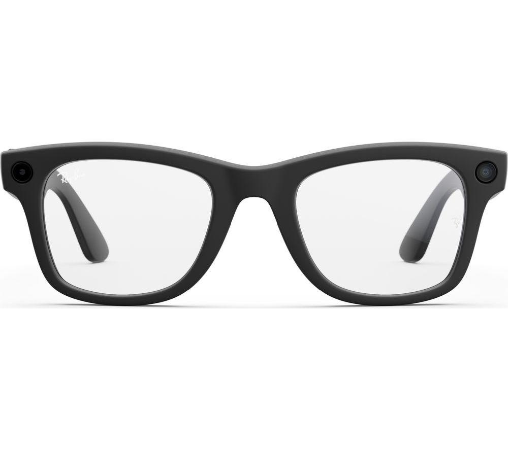 RAY-BAN Meta Wayfarer (Large) Smart Glasses - Matte Black, Gen S Transitions