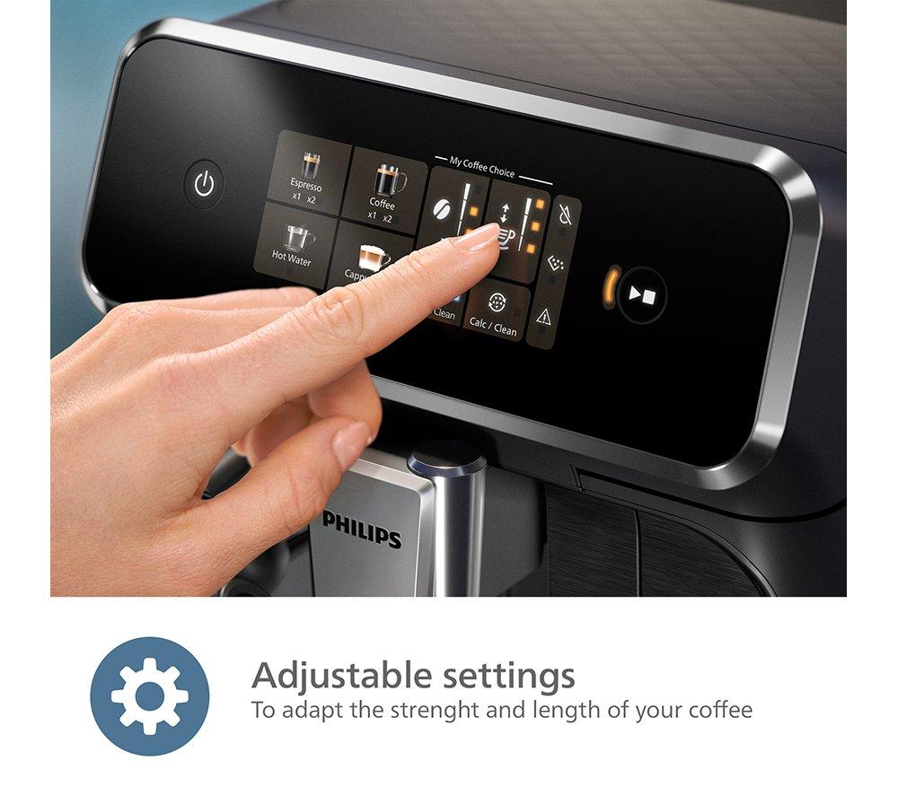 PHILIPS Series 2300 LatteGo EP2336/40 Smart Bean to Cup Coffee Machine - Chrome and Black image number 9 of 14