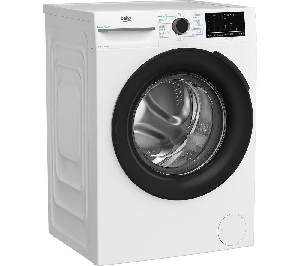 BEKO Pro EnergySpin BM3WT1241IW 12 kg 1400 Spin Washing Machine - White image number 2 of 7