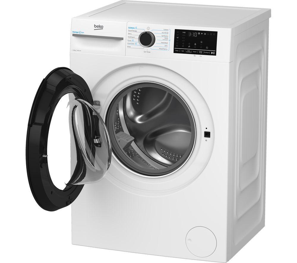 BEKO Pro EnergySpin BM3WT1241IW 12 kg 1400 Spin Washing Machine - White image number 6 of 7