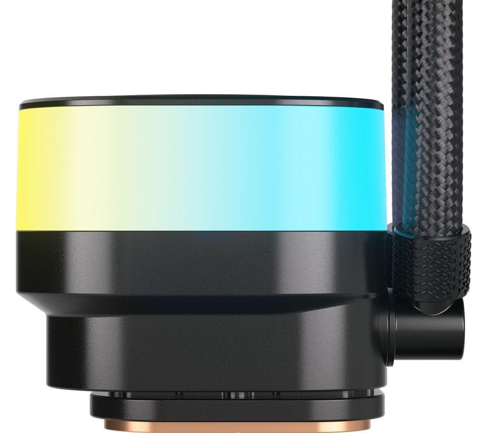 CORSAIR iCUE LINK TITAN 360 RX RGB Liquid 360 mm CPU Cooler - RGB LED, Black image number 11 of 12
